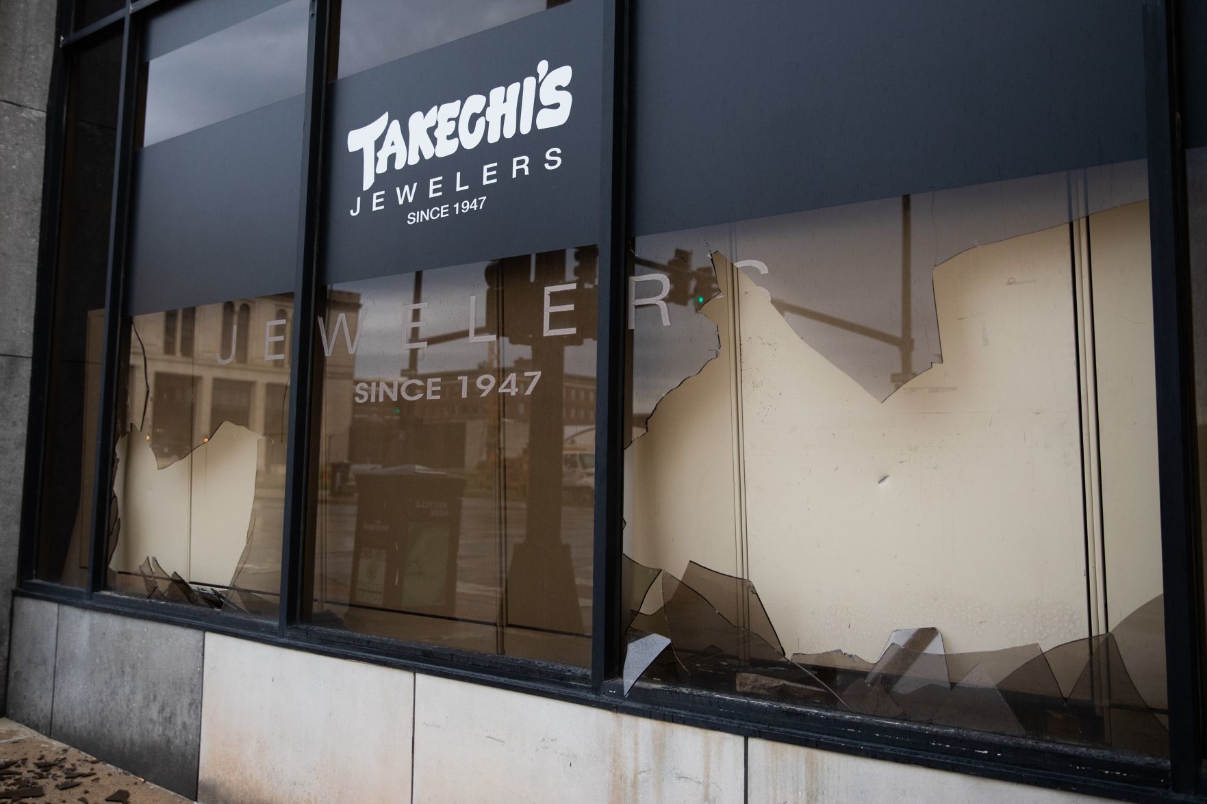 Protest Damage